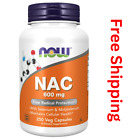 NOW FOODS NAC 600 mg - 250 Veg Capsules Exp-5/2027