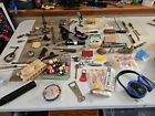 Huge Lot Of Vintage Junk Draw Military Estate Sale/Jewerly& Old Items Trl8#59