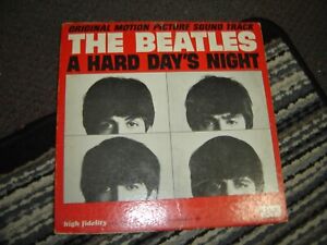 The Beatles - A Hard Day's Night 1964 USA Mono Vinyl LP VG/G