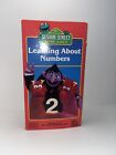 My Sesame Street Home Video: Learning About Numbers (1986, Coloring Booklet) VHS