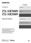 Onkyo Integra TX-NR3009 Receiver Owners Instruction Manual