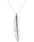Montana Silversmiths Women's Silver Midnight Magic Feather Dangle Necklace