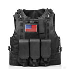 Adjustable Tactical Vest for Men Military Vest Breathable Paintball Airsoft Vest