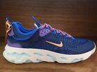Nike Men's React Live Running Shoes Navy Blue Purple NBY DC6729-991 Lot Size 9.5