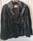 I.R. Fox Women's Black Mink Natural Fur Cape / Coat  Shawl