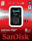 SanDisk Sansa Clip Plus 8GB MP3 Player Recorder FM Radio