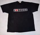 Vintage 90s Marilyn Manson T Shirt I ❤️ Drugs Drugs ❤️ Me Winterland VGC Sz XL