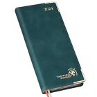 2 Year Pocket Calendar 2024-2025 Monthly Planner for Purse w/ Leather Hard Cover