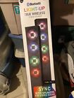 PAIR IHIP BLUETOOTH LIGHT - UP TRUE WIRELESS TOWER SPEAKERS NEW IN BOX DUAL PACK