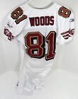 2005 San Francisco 49ers Rashuan Woods #81 Game Issued White Jersey 42 DP57907