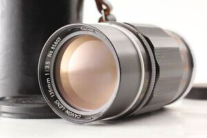 [Exc+5 w/Case] Canon 135mm f/3.5 Lens LTM L39 Leica Screw Mount From JAPAN
