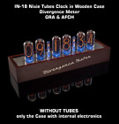 IN-18 Nixie Tubes Clock in Wooden Case Divergence Meter [WITHOUT TUBES] GRA&AFCH