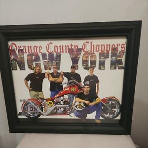 Orange County Choppers Motorcycles Matted & Framed Picture 17x 14