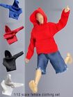 1/12 Scale Hoodie Top Clothes For 6'' DAM TBL FIGMA Male Action Figure Body Toy