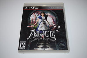 Alice Madness Returns Playstation 3 PS3 Video Game Complete