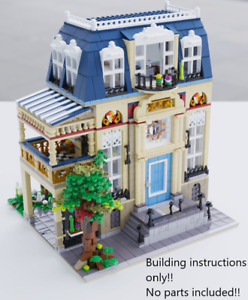 LEGO City House BUILDING INSTRUCTIONS ONLY!! NO PARTS!! 10182 10185 10190