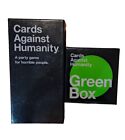 CARDS AGAINST HUMANITY Starter Set With GREEN Box Expansion Adult Party Game