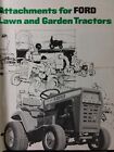 Ford LT 70 LGT 100 120 125 145 165 Lawn Garden Tractor Implements Sales Manual