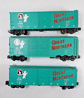 (3) S gauge Great Northern boxcars