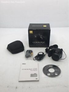 New ListingNikon Coolpix L110 Nikkor 15x Wide Optical Zoom 12.1MP Digital Camera Black