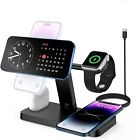 4IN1 Wireless Charging Station For AirPod iPhone 15 Pro Max Apple Watch S9/Ultra