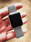 New ListingApple Watch Series 9 GPS, 45mm Aluminum Case with NEW Silver Milanese Loop