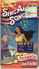Disney Sing Along Songs VHS Video Tape Pocahontas Colors of the Wind NEARLY NEW!