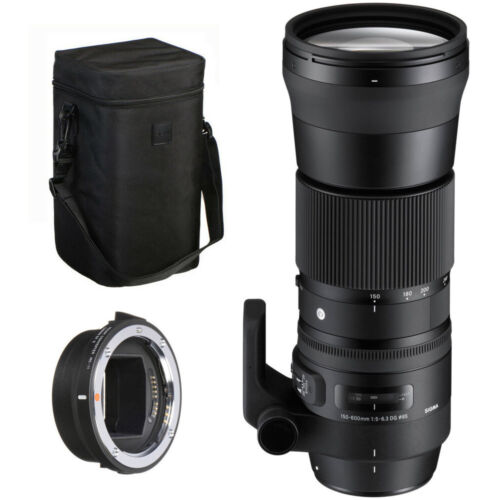 Sigma 150-600mm 5-6.3 C DG OS HSM Lens for Canon + MC-11 Adapter for Sony E Kit