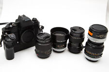 Canon New F1 and Lenses