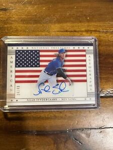 New Listing2021 National Treasures Noah Syndergaard American Autograph Auto 24/49