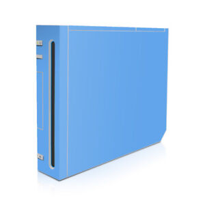 Wii Game Console Skin - Solid Blue - Decal Sticker