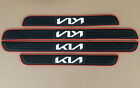 New For Kia 4PCS Red Trim Rubber Car Door Scuff Sill Cover Panel Step Protectors (For: 2008 Kia Sportage)