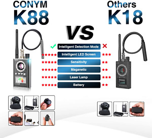 Anti Spy Hidden Camera Detector K18/K68/K88 Bug Detector Hidden Device RF Audio