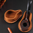 Drop Shape Leather Pipe Stand,Handmade Pipe Holder for Standard Size Pipes,Camel