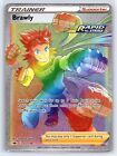 Pokemon TCG Chilling Reign Brawly Secret Rare Rainbow Full Art 212/198 NM/Mint
