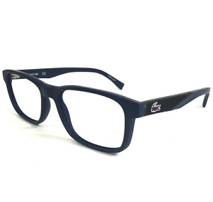 Lacoste Eyeglasses Frames L2842 424 Matte Blue Rectangular Full Rim 55-17-150