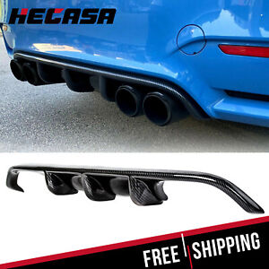 HECASA For 2015-2018 BMW F8X M3 M4 Style Carbon Fiber Color Rear Bumper Diffuser (For: 2018 BMW)