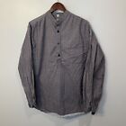 Wah Maker Shirt Mens Large Maroon Pocket 1/4 Button True West Outfitters