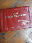 VTG Chapman MFG CO Gun Screw Driver Kit Ratchet Tool Bit Set w/ Case 9600