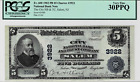 1902 $5 National Bank 'Plain Back' note-fr.600 (Salem,NJ-CH#3922) PCGS VF 30 EPQ