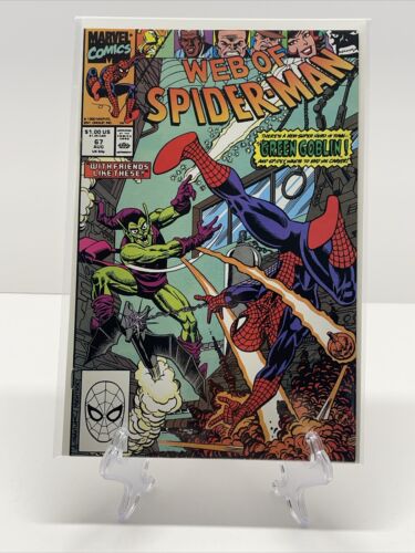 Web of Spider-Man (1985-1995) #67 Marvel Comics Direct Edition Aug 1990)
