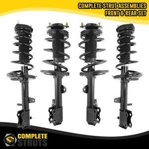 Front & Rear Complete Strut & Spring Assemblies for 2013-2016 Toyota Venza AWD