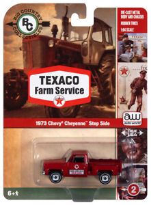 Auto World x Big Country Texaco 1973 Chevy Cheyenne Step Side 1:64 Diecast Car