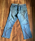 Vintage Akademiks Designer Blue Jeans Mens Size 36 long RN 0100964