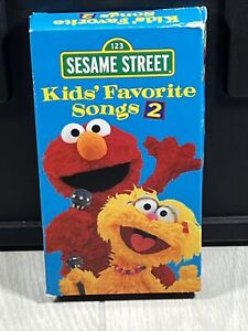 Sesame Street Kids Favorite Songs 2 Vhs Video Tape 2001 Muppets