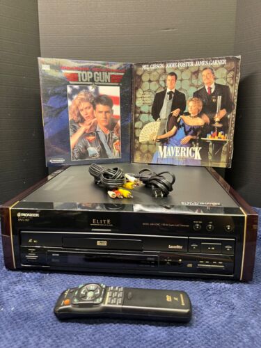 _-SERVICED & GUARANTEED!-_ Pioneer ELITE DVL-90 Both Sides Play Laserdisc Player