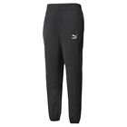 Puma Luxe Sport T7 Printed Track Pants Mens Black Casual Athletic Bottoms 539019