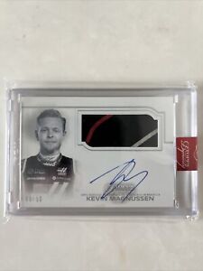 2020 Topps Dynasty Formula 1 KEVIN MAGNUSSEN AUTO Racing Glove Relic /10 Haas F1