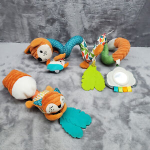 Infantino Toy Lot Spiral Activity Toy Fox and More Developmental Baby Infant