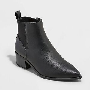 Women's Gwen Low Shaft Heeled Boots - A New Day